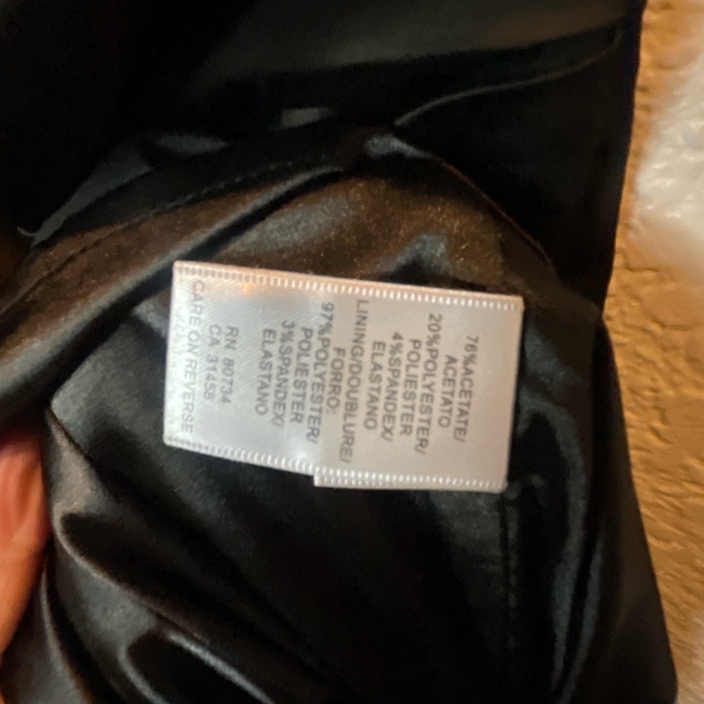 BCBGMaxAzria Black Ruched Mini Dress - Picture 6 of 6